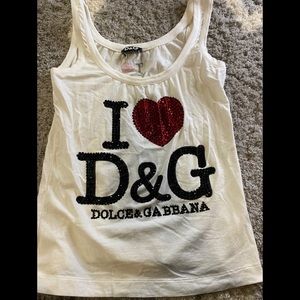 Vintage Dolce and gabbana tank top
